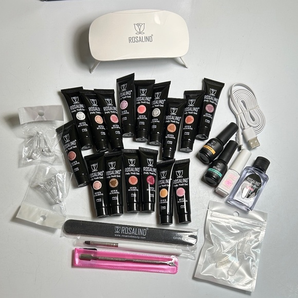 Rosalind Poly Gel Kit UV Light With 16 Colors - Picture 8 of 8